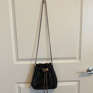 Aldo Black Crossbody Bag with Chain Strap